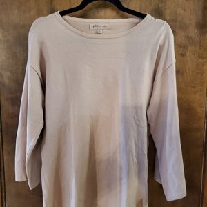 Philosophy Republic Clothing Long Sleeve Cream Size M